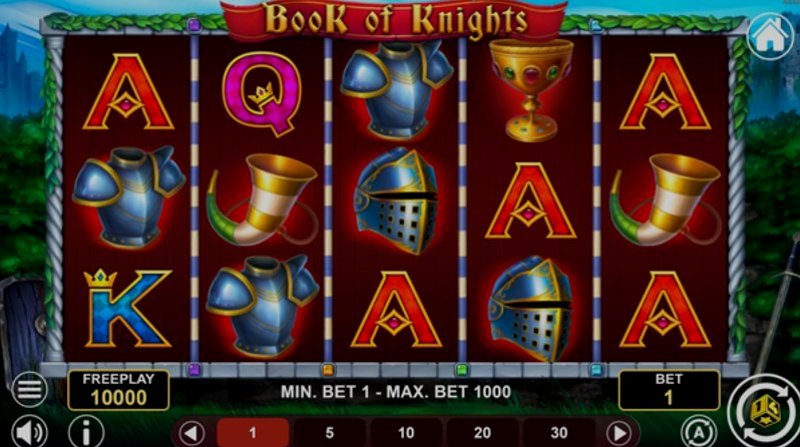 Play Book of Knights by 1spin4win at 1Win Casino