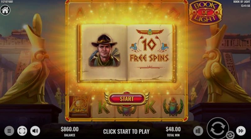 Play Book Of Light by Platipus at 1Win Casino