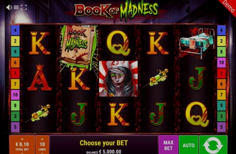 Play Book of Madness by Gamomatgames at 1Win Casino