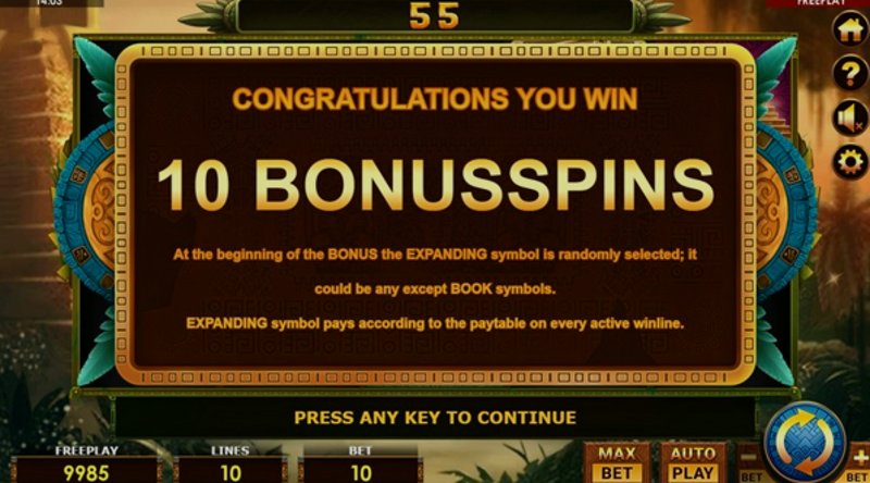 Play Book of Montezuma by Amatic at 1Win Casino