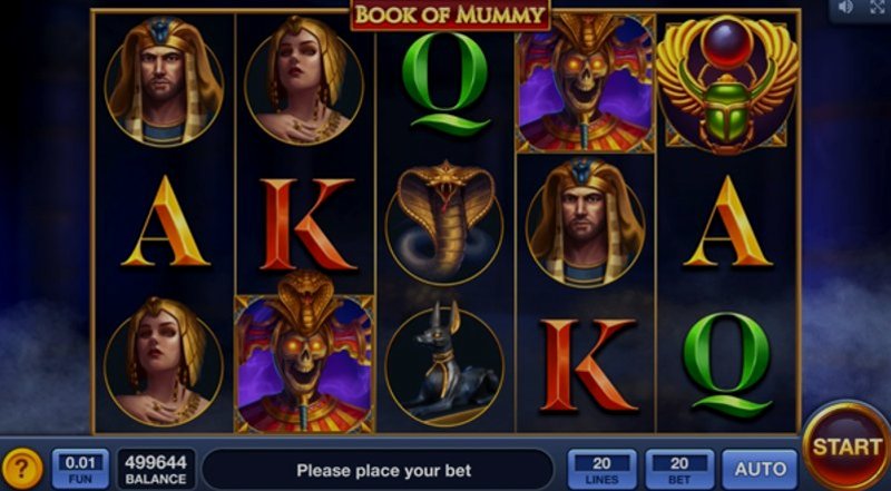 Play Book of Mummy by Kaga at 1Win Casino