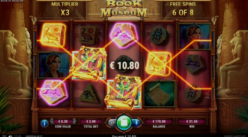 Play Book of Museum by Gameart at 1Win Casino