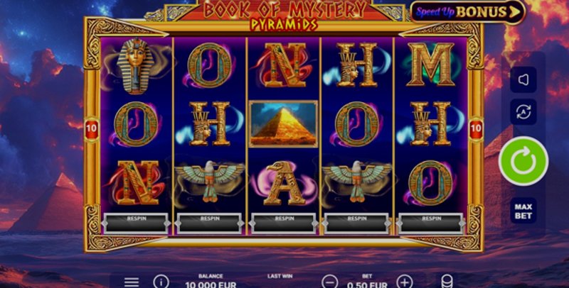 Play Book of Mystery Pyramids by Onlyplay at 1Win Casino