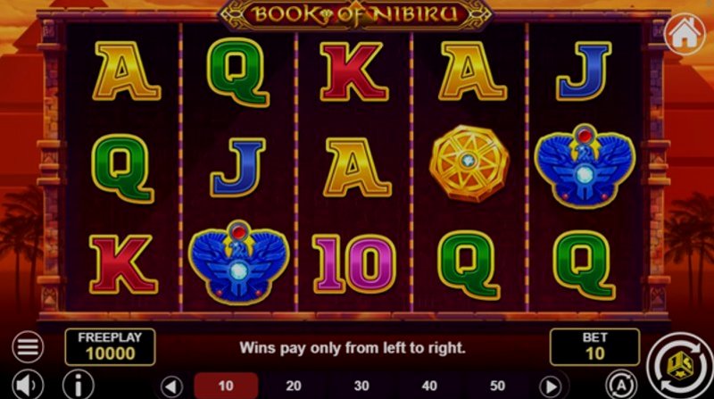 Play Book of Nibiru by 1spin4win at 1Win Casino