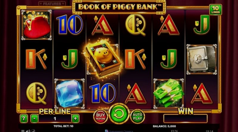 Play Book Of Piggy Bank by Spinomenal at 1Win Casino