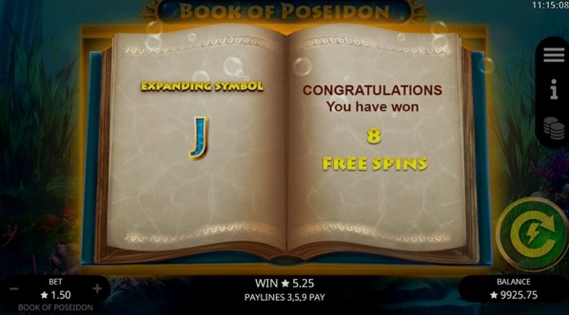 Play Poseidon by Spinmatic at 1Win Casino