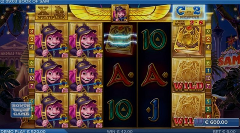 Play Book of Sam by Elk at 1Win Casino