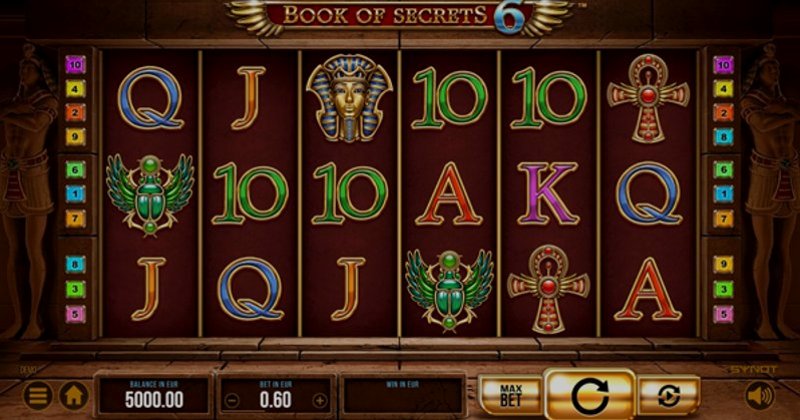 Play Book of Secrets 6 by Synot at 1Win Casino