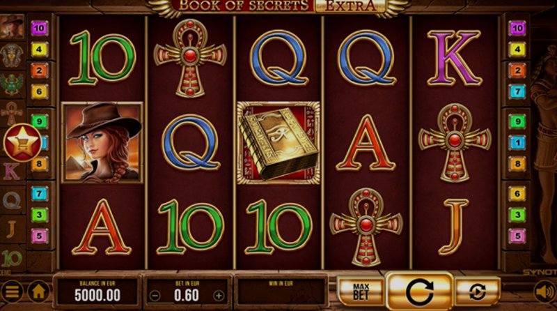 Play Book of Secrets by Synot at 1Win Casino