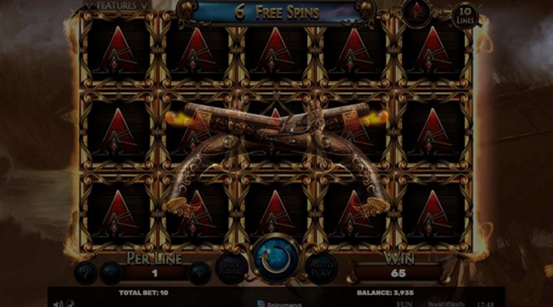 Play Book Of Skulls by Spinomenal at 1Win Casino