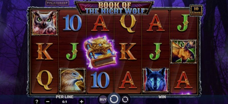 Play Book Of The Night Wolf by Spinomenal at 1Win Casino