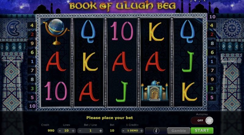 Play Book of Ulugh Beg by 5 Men Gaming at 1Win Casino