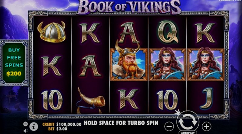 Play Book of Vikings by Pragmatic at 1Win Casino