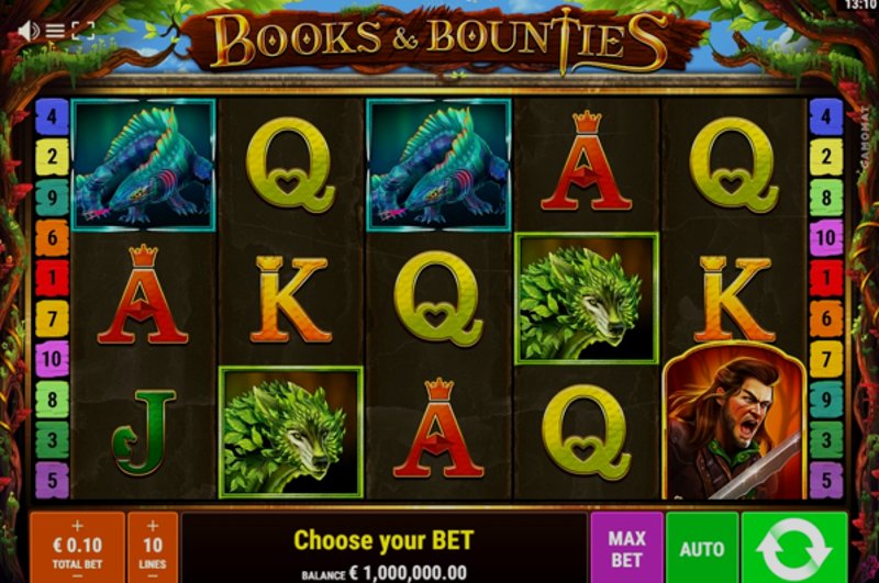 Play Books & Bounties by Gamomat at 1Win Casino