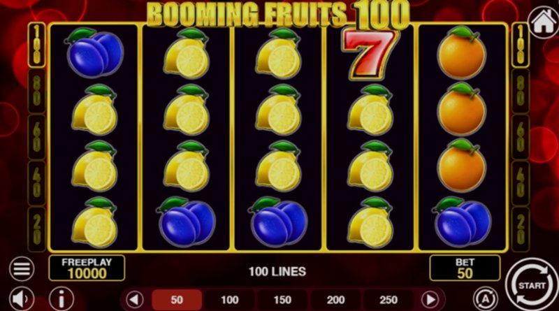 Play Booming Fruits 100 by 1spin4win at 1Win Casino