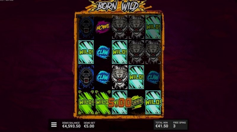 Play Born Wild by Hacksaw at 1Win Casino