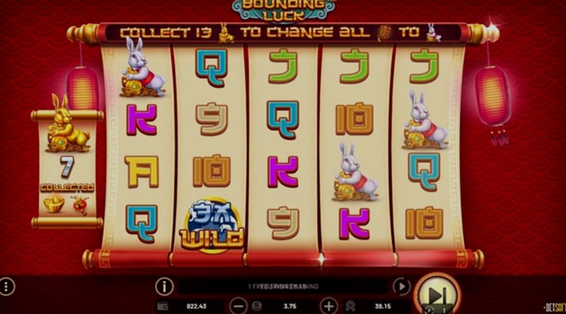 Play Bounding Luck by Betsoft at 1Win Casino