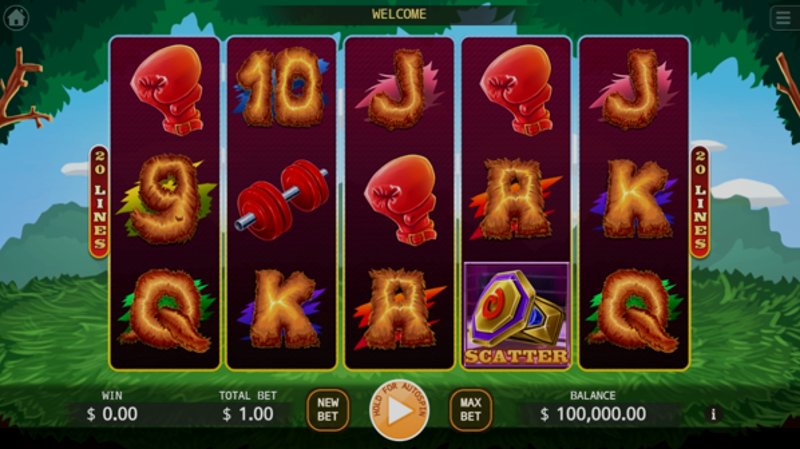 Play Boxing Roo by Kaga at 1Win Casino