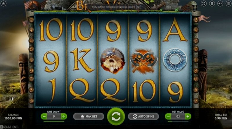 Play Brave Viking by Bgaming at 1Win Casino