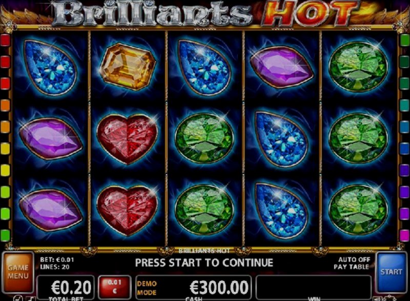 Play Brilliants Hot by Ct Interactive at 1Win Casino