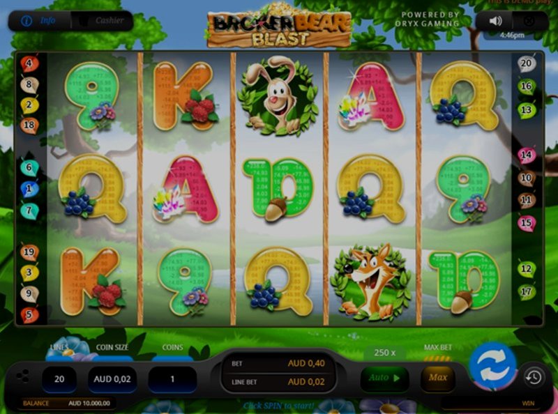 Play Broker Bear by Oryx at 1Win Casino