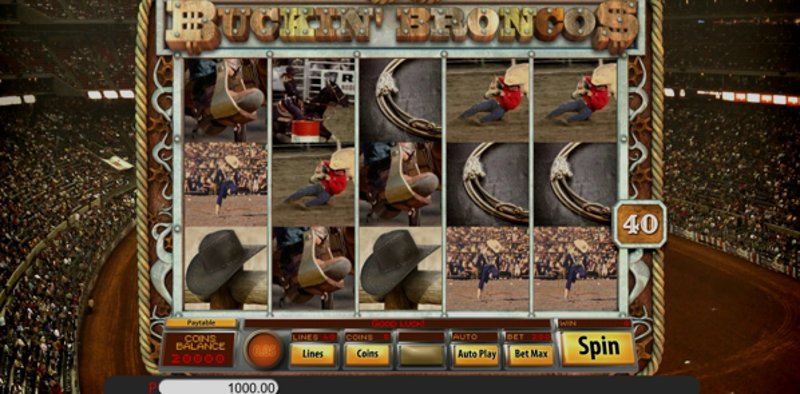 Play Buckin Broncos by Genii at 1Win Casino