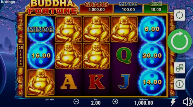 Play Buddha Fortune by 3 Oaks Gaming at 1Win Casino