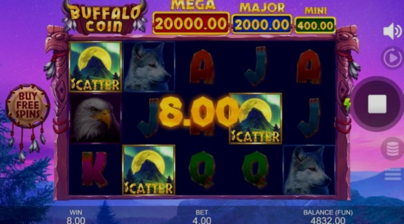 Play Buffalo Coin: Hold The Spin by Gamzix at 1Win Casino