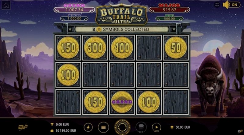 Play Buffalo Trail Ultra by Bf Games at 1Win Casino