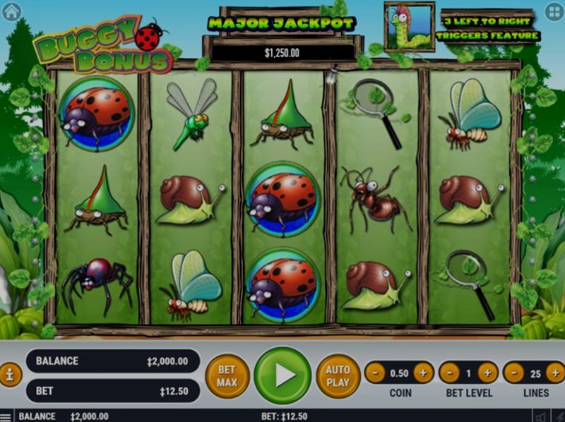 Play Buggy Bonus by Habanero at 1Win Casino