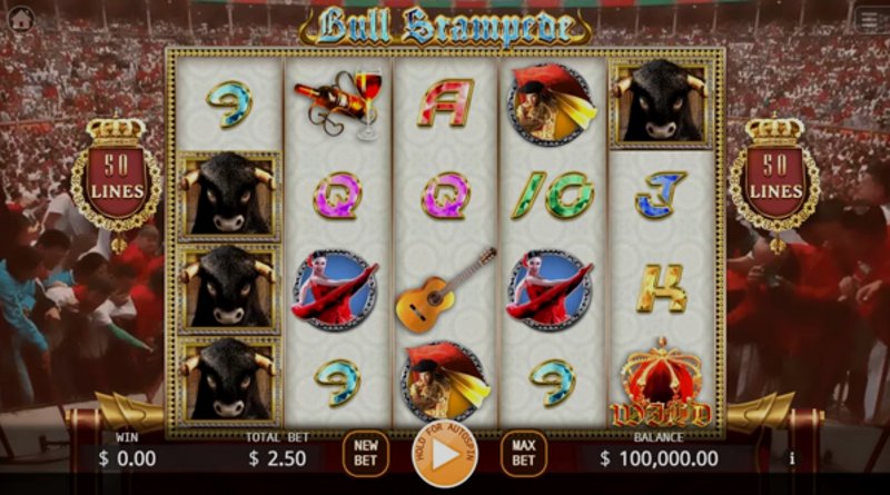 Play Bull Stampede by Kagaming at 1Win Casino