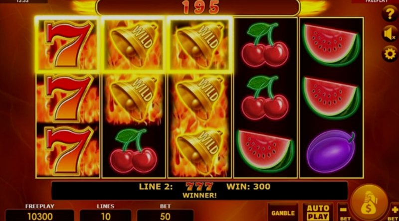 Play Bells 10 by Hollegames at 1Win Casino