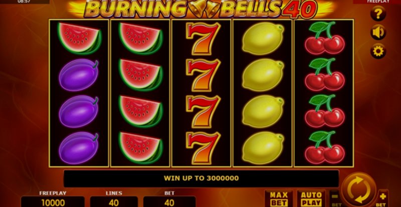 Play Burning Bells 40 by Amatic at 1Win Casino