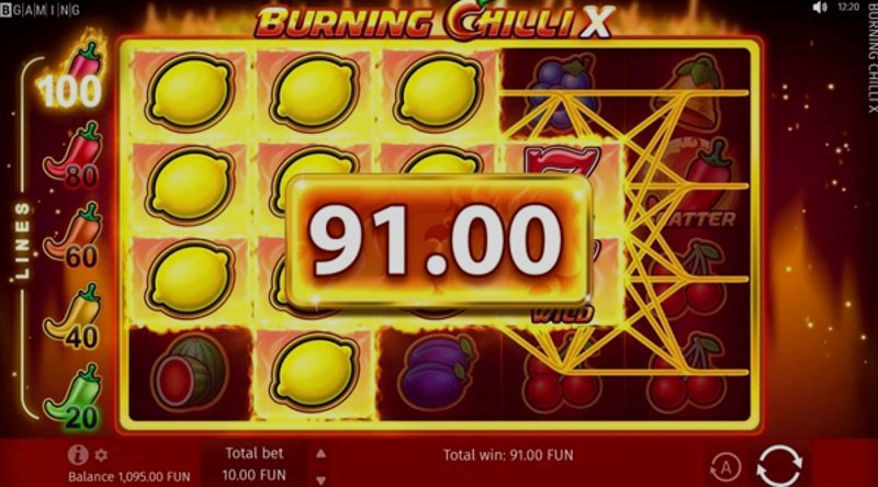 Play Burning Chilli X by Bgaming at 1Win Casino