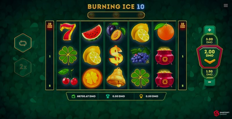 Play Burning Ice by Smartsoft at 1Win Casino