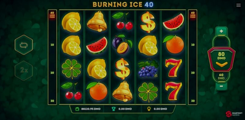 Play Burning Ice 40 by Smartsoft at 1Win Casino