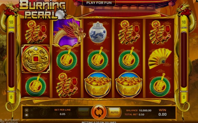 Play Burning Pearl by Eurasian Gaming at 1Win Casino