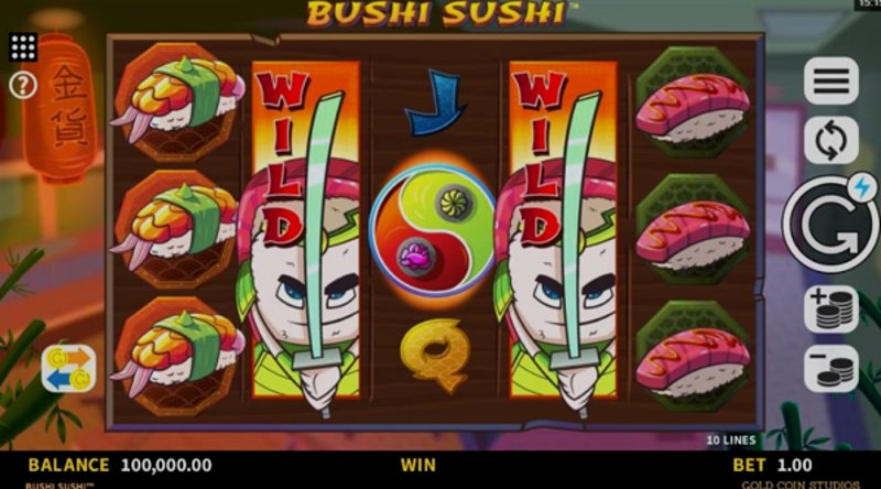 Play Bushi Sushi by Games Global at 1Win Casino