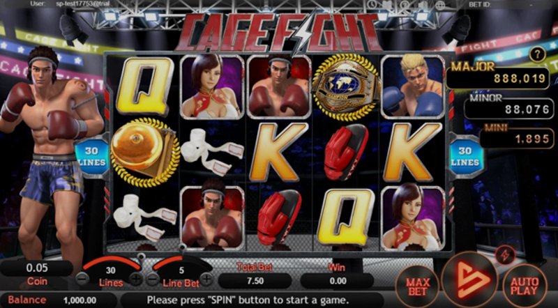 Play Cage Fight by Simpleplay at 1Win Casino