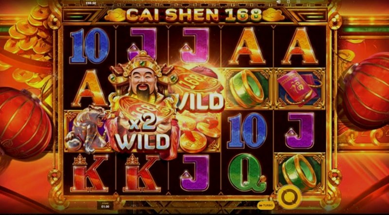 Play Cai Shen 168 by Redtiger at 1Win Casino