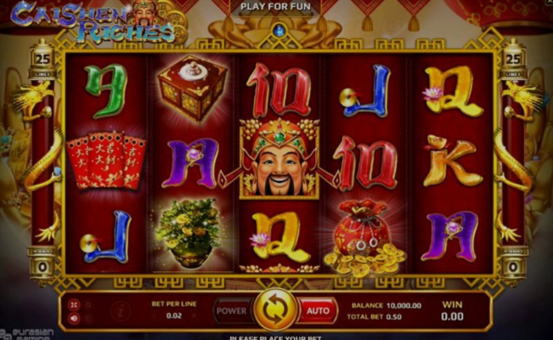 Play Caishen Riches by Eurasian Gaming at 1Win Casino