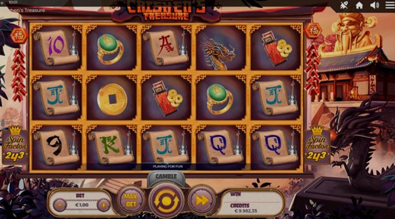 Play Caishens Treasure by Spinmatic at 1Win Casino