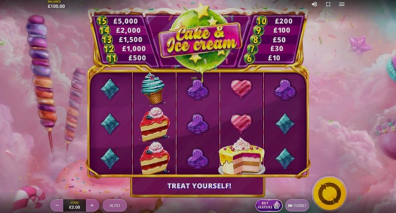 Play Cake and Ice Cream by Redtiger at 1Win Casino