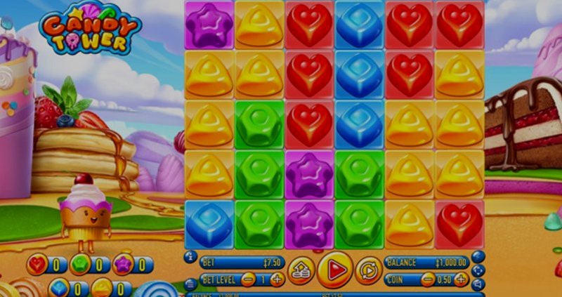 Play Candy Tower by Habanero at 1Win Casino