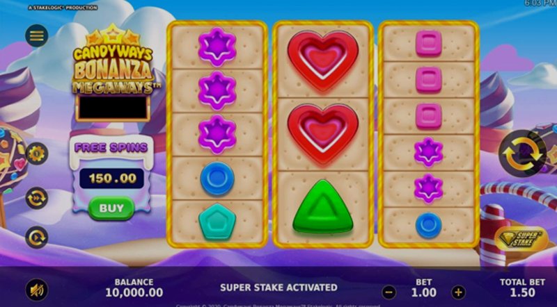 Play Candyways Bonanza Megaways by Stakelogic at 1Win Casino