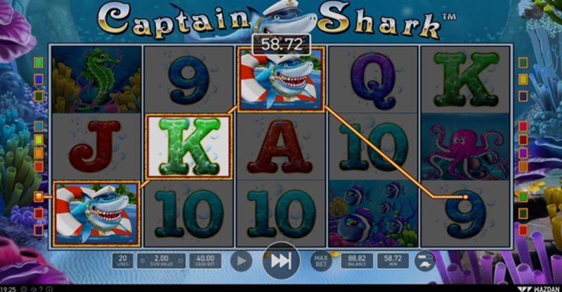 Play Captain Shark by Wazdan at 1Win Casino