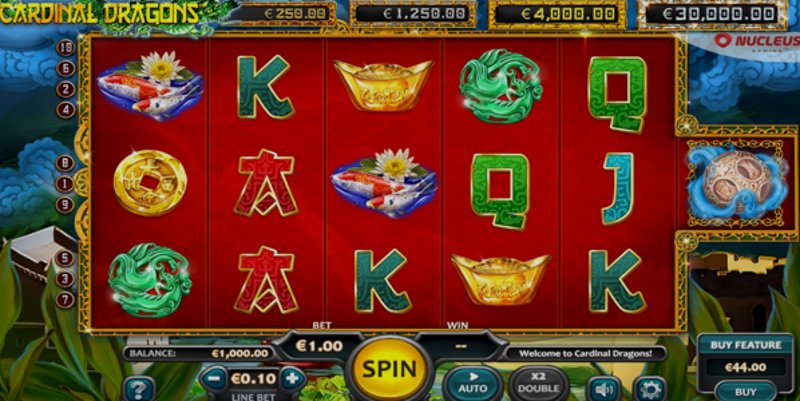 Play Cardinal Dragons by Nucleus Gaming at 1Win Casino