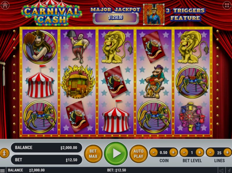 Play Carnival Cash by Habanero at 1Win Casino