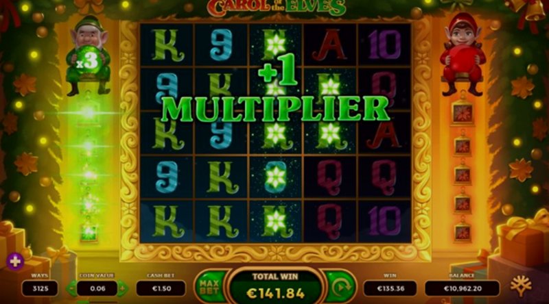 Play Carol Of The Elves by Yggdrasil at 1Win Casino