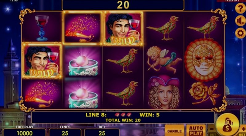 Play Casanovas Ladies by Amatic at 1Win Casino